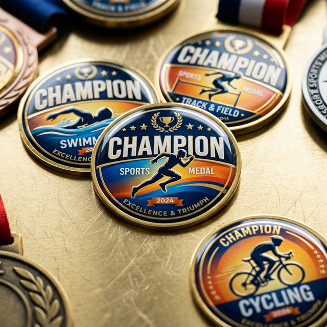 מדבקות למדליות